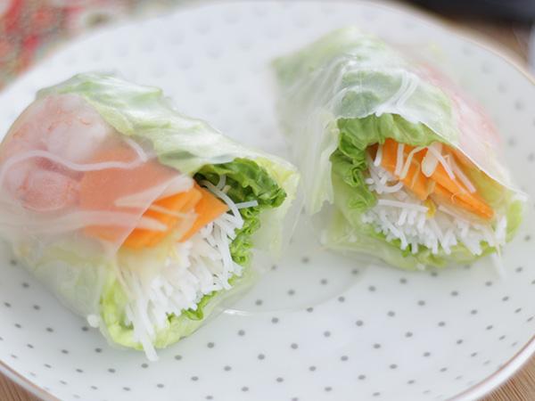 Recipe Fresh spring rolls - video recipe !