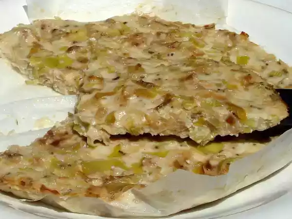 Recipe Leek, quinoa and hazelnut milk bake (dairy free, gluten free)