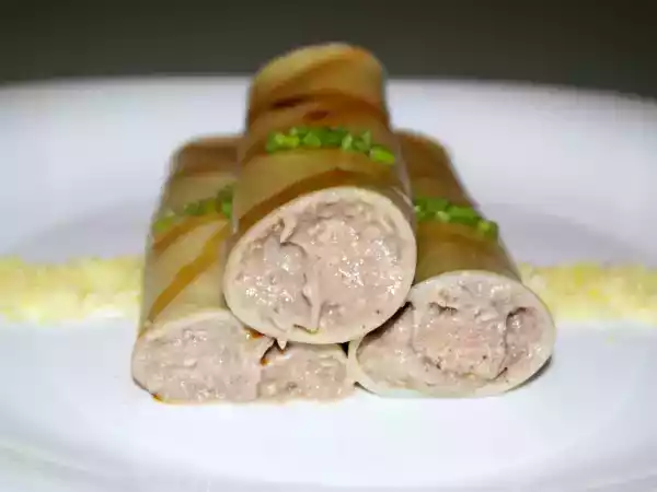 Recipe Twin granoro cannelloni with fauchon goose foie gras