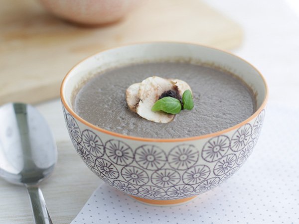 Recipe Creamy mushroom velvet soup - video recipe !