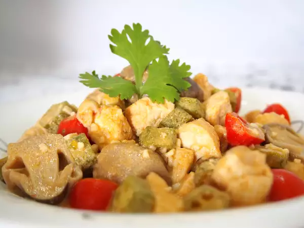 Recipe Appetizing stir-fried tom yum chicken