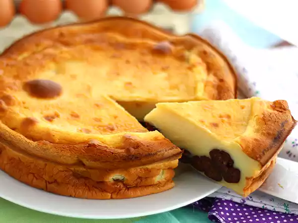 Recipe Far breton, a french flan with plums - video recipe !