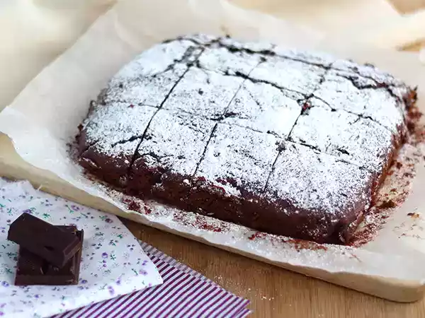 Recipe Vegan brownies, egg and dairy free - video recipe!