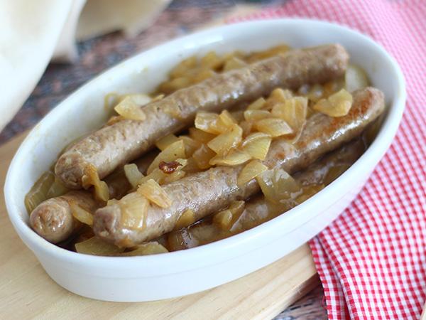 Recipe Sausages in white wine