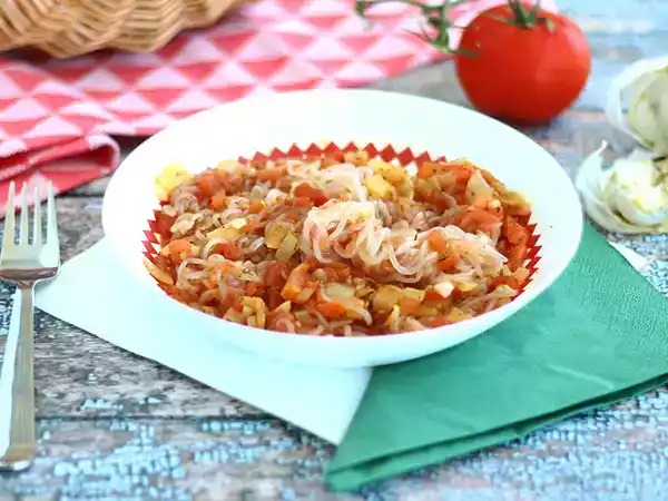 Recipe Konjac spaghetti provençale