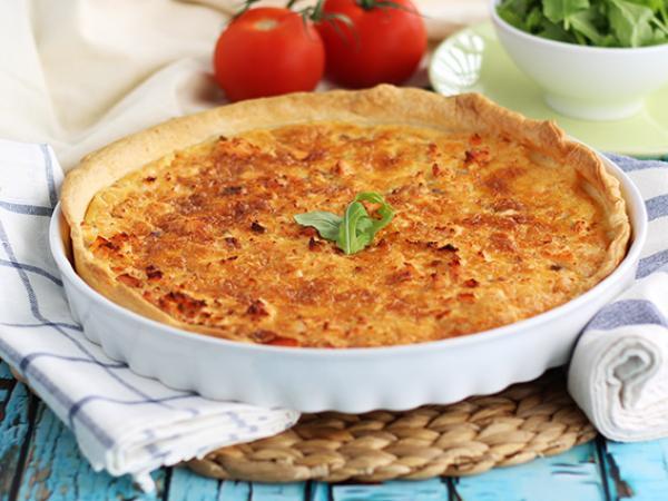 Recipe Salmon quiche