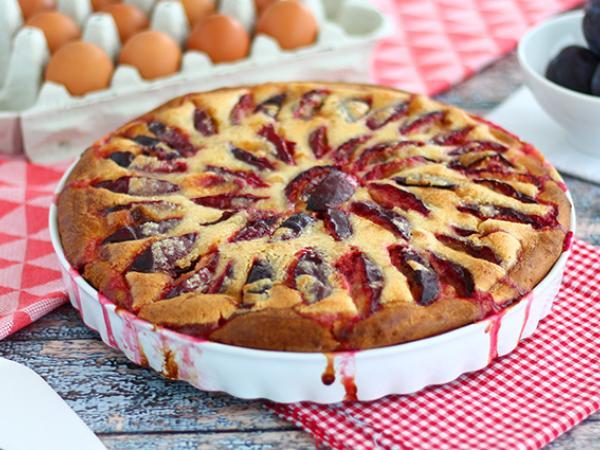 Recipe Plum brioche tart