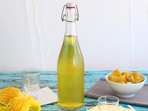 Recipe Homemade limoncello, the italian lemon liqueur