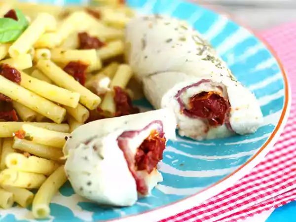 Recipe Chicken ballotines with mozzarella