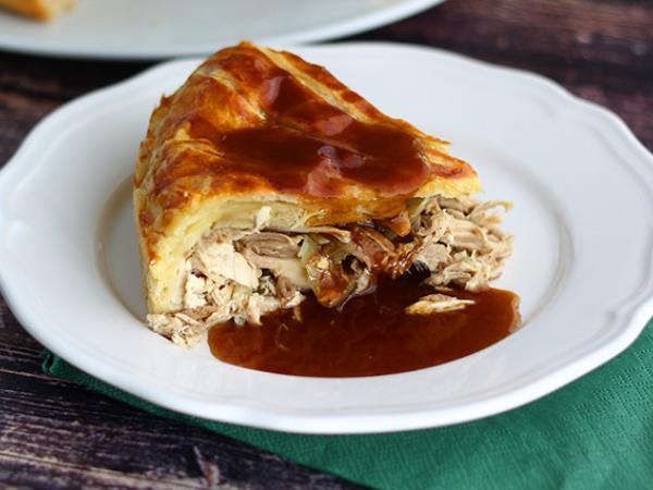 Recipe Guinea fowl pie and its gravy