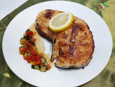 Recipe Pan-fried teriyaki cod fish