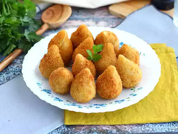 Recipe Coxinhas (brazilian chicken croquettes)