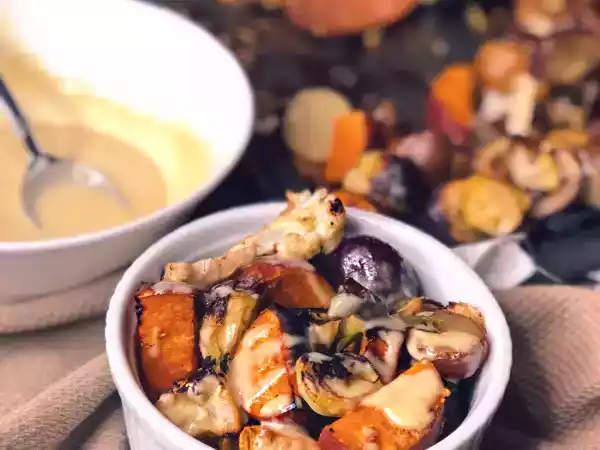 Recipe Boost bowl with lemon tahini sauce