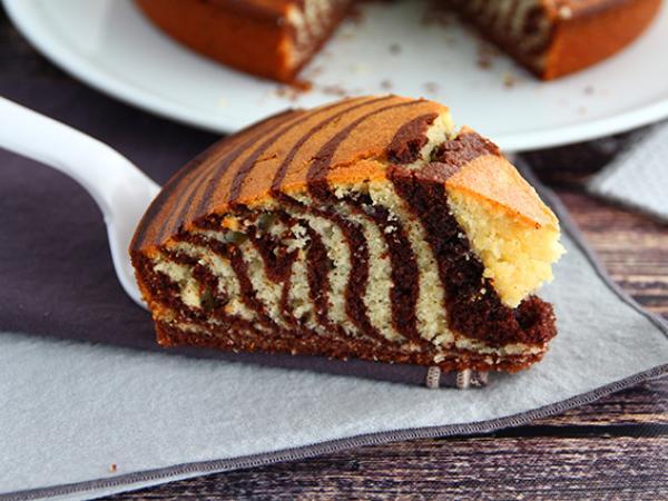 Recipe Zebra cake (steps and video)