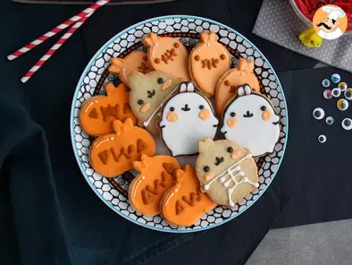 Recipe Halloween molang biscuits