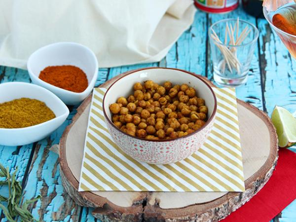 Recipe Roasted chickpeas with curry (baked chickpeas)