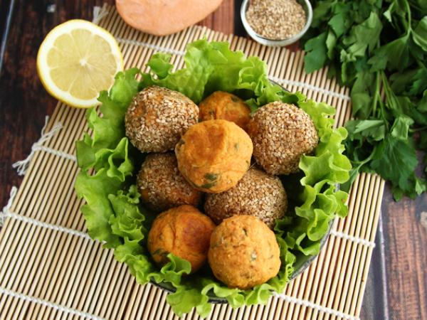 Recipe Sweet potato falafels - vegan and gluten free