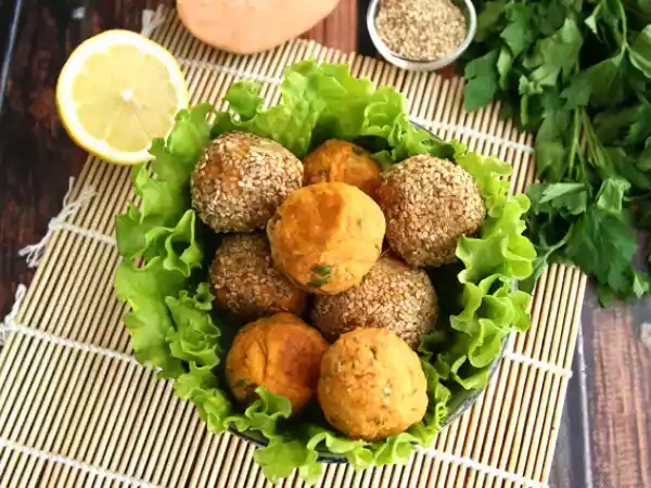 Recipe Sweet potato falafels - vegan and gluten-free