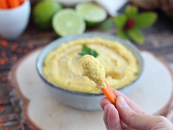 Recipe Coral lentils dip