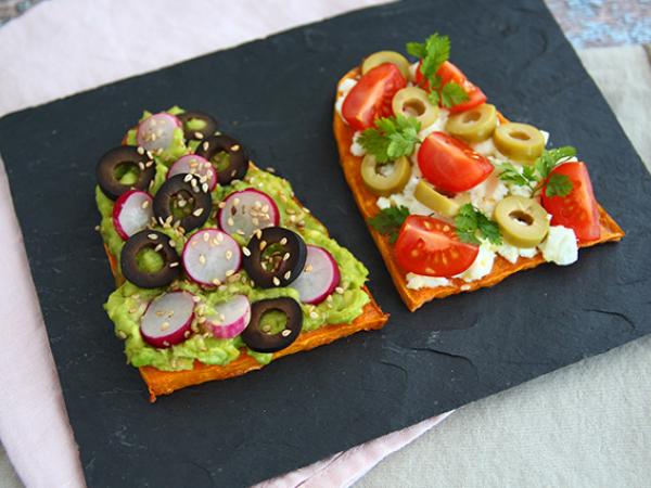 Recipe Sweet potato toasts