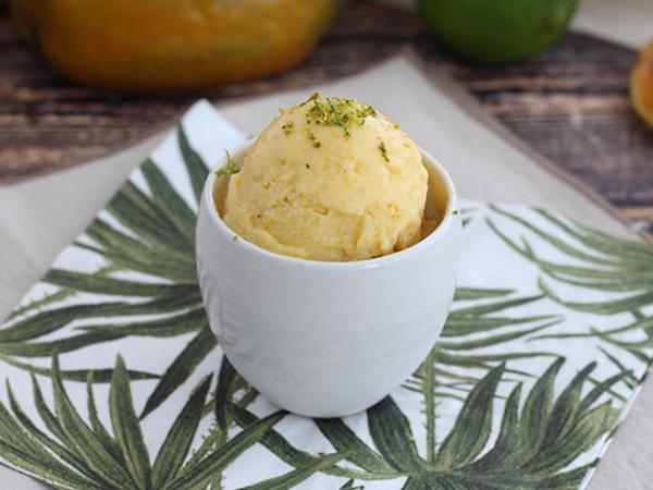 Recipe Mango ice cream