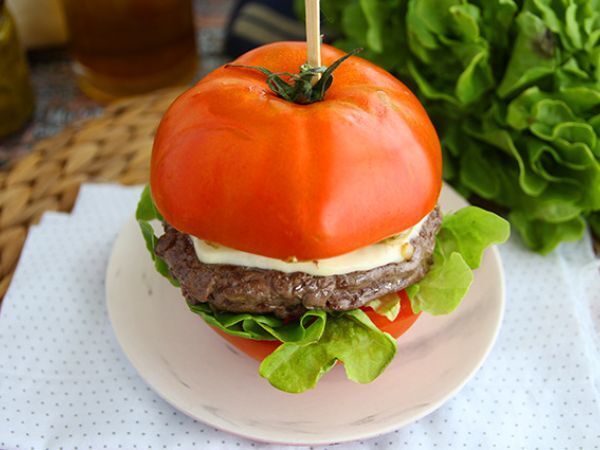 Recipe Tomato burger - gluten free