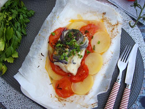 Recipe Cod fish in parchment