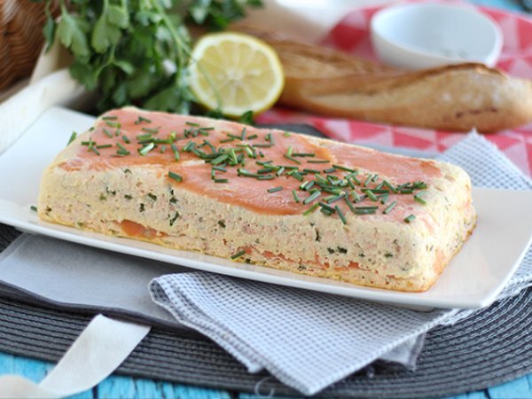 Recipe Two salmons terrine