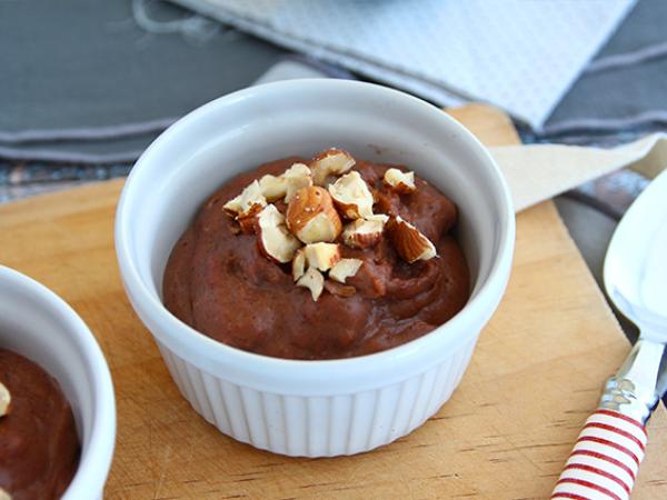 Recipe Hazelnut custard - vegan and gluten free dessert