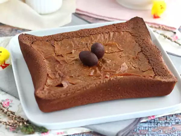 Recipe Brownie with easter chocolate leftovers