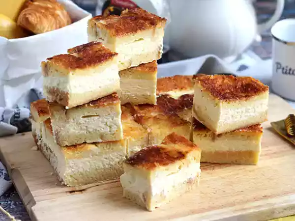 Recipe Cheesecake and french toast bars