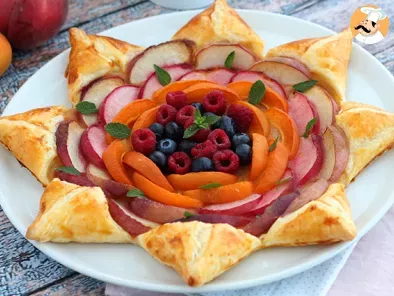 Recipe Flaky star tart with fruits