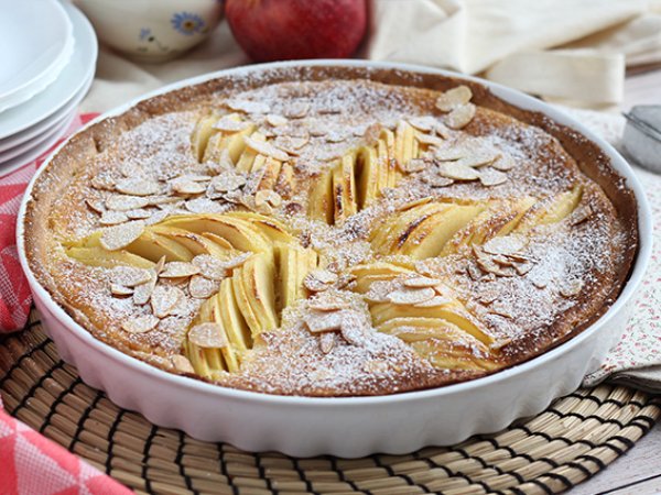 Recipe Apple and almond pie - tarte normande