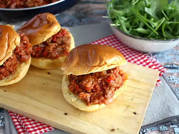Recipe Sloppy joes style burger