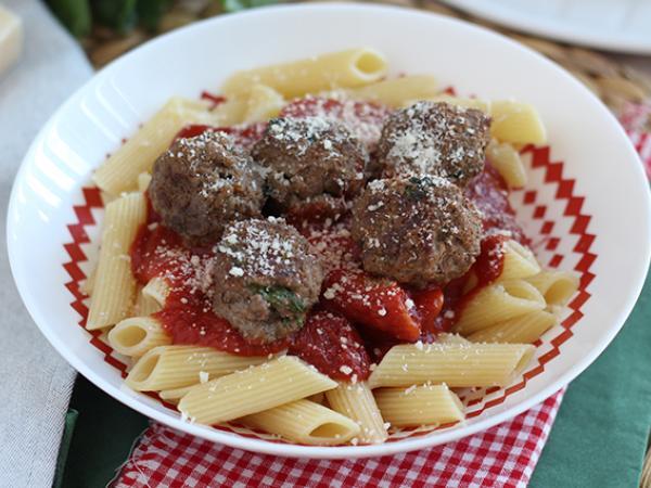 Recipe Beef and parmesan meatballs