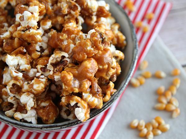 Recipe Caramel popcorns