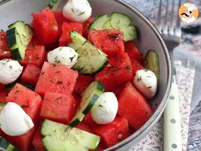 Recipe Watermelon and cucumber salad