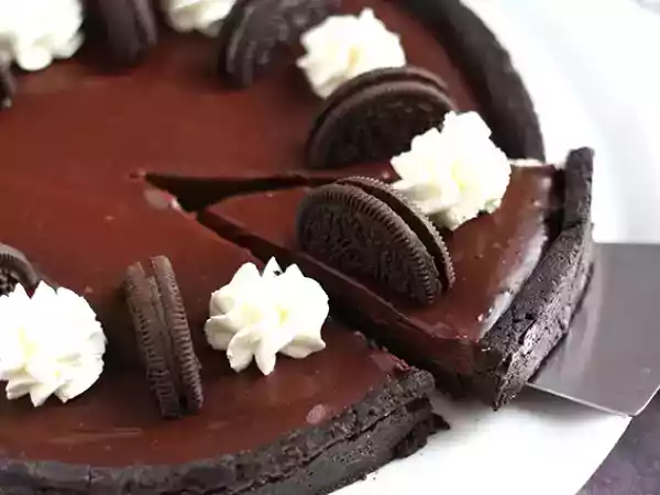 Recipe Oreo and chocolate tart - no bake