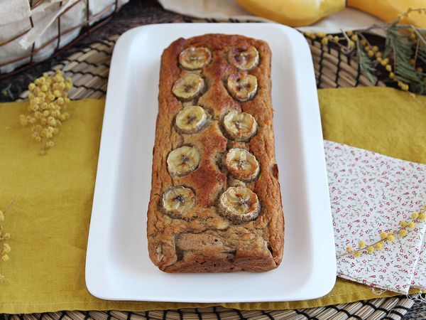 Recipe Banana bread - sugar free, gluten free, vegan