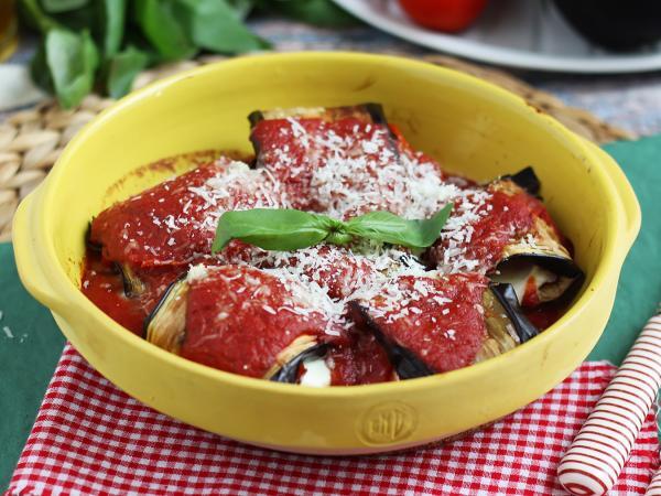 Recipe Eggplant rollatini parmigiana style