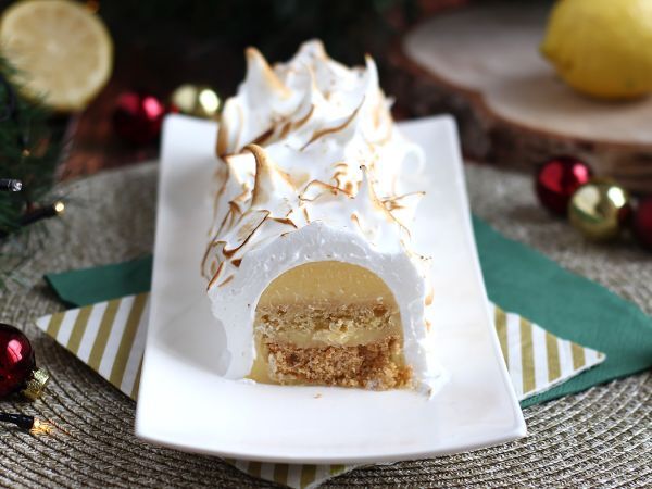 Recipe Lemon meringue yule log