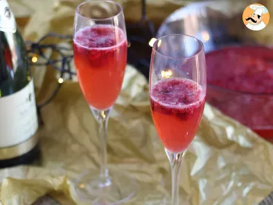 Recipe Raspberry champagne cocktail