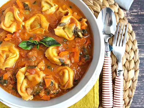 Recipe Tortellini soup