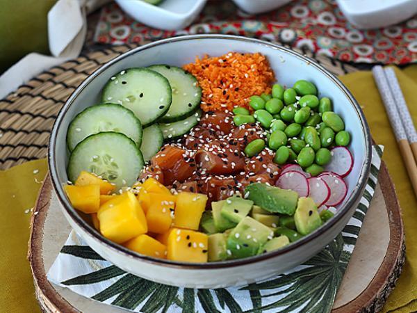 Recipe Salmon poke bowl