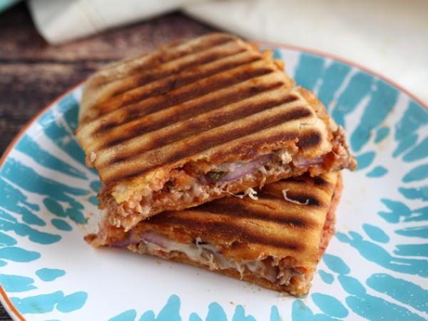 Recipe Panini tuna tomato and capers