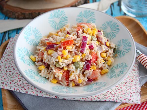 Recipe Rice salad, easy and quick!