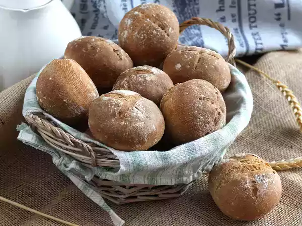 Recipe No knead mini breads - crispy and soft result!