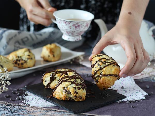 Recipe Scones with chocolate chips