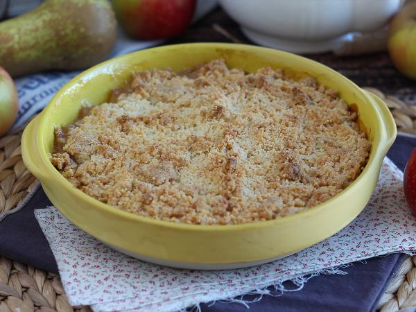 Recipe Apple and pear crumble: the most delicious dessert!