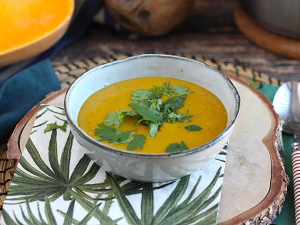 Recipe Butternut and red lentil soup